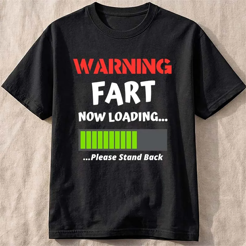 Street Fashion Now - Women Warning Fart Now Loading Print