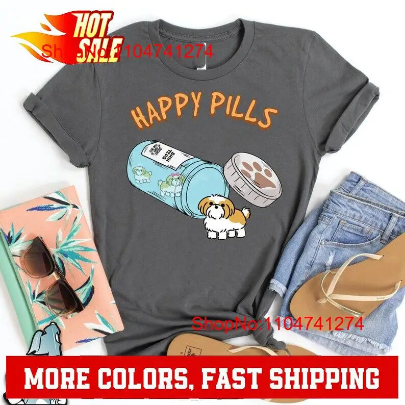 Street Fashion Mood - Shih Tzu Happy Pills T Shirt