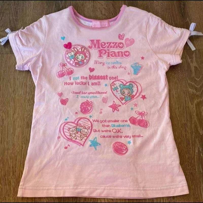 Vintage Kawaii Cute Short Slee - Street Fashion China Girl ulasan dan harga