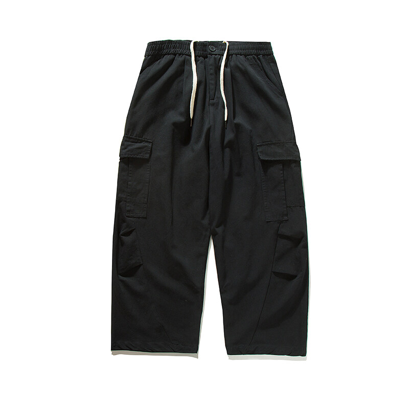 Men Streetwear Fashion Vintage - Cargo Pant Wide ulasan dan harga