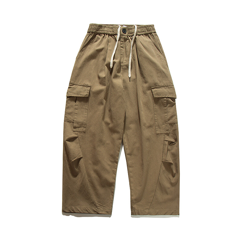 Men Streetwear Fashion Vintage - Cargo Pant Wide ulasan dan harga