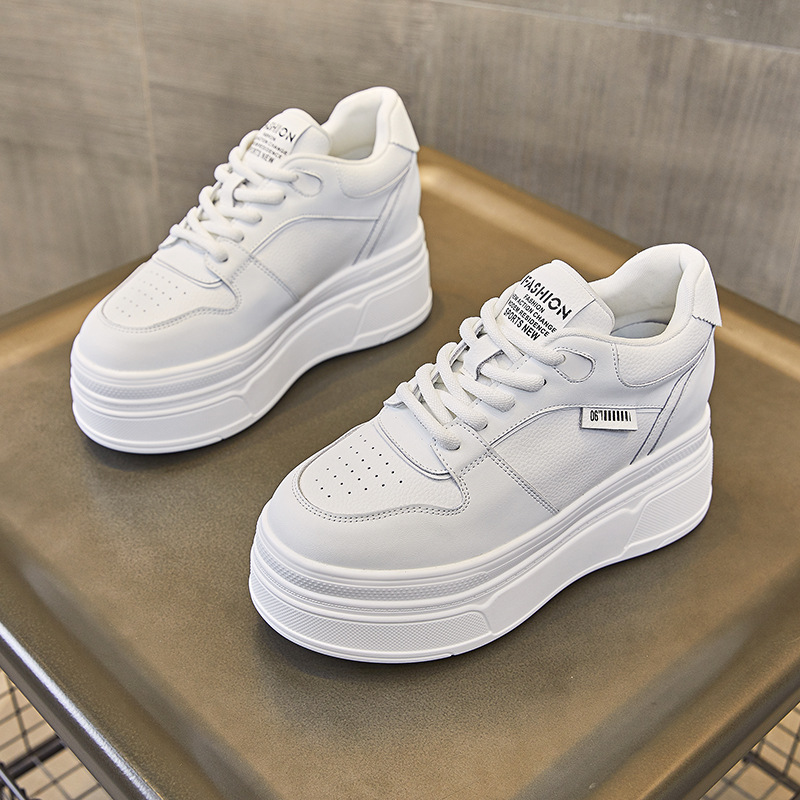 9CM Genuine Leather NEW Brand  - Chunky Sneaker Platform ulasan dan harga