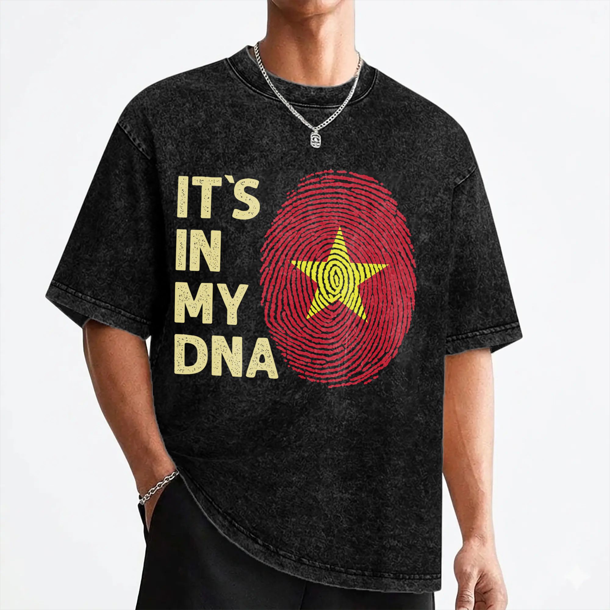 Vietnam in My DNA Vietnam Flag - Street Fashion Vietnam ulasan dan harga