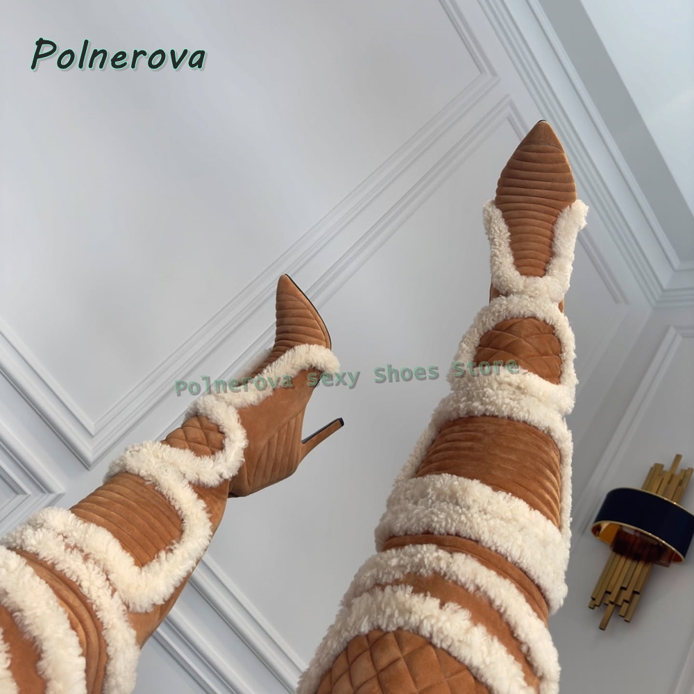 Faux Fur Patchwork Sexy Long B - Street Fashion Trends ulasan dan harga