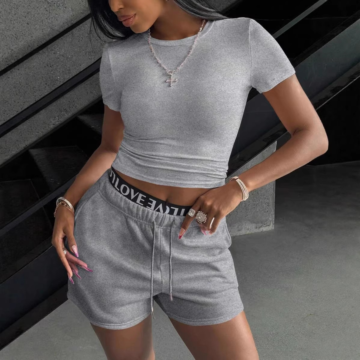Fashion Women's 2-piece Slim F - Street Fashion China Girl ulasan dan harga