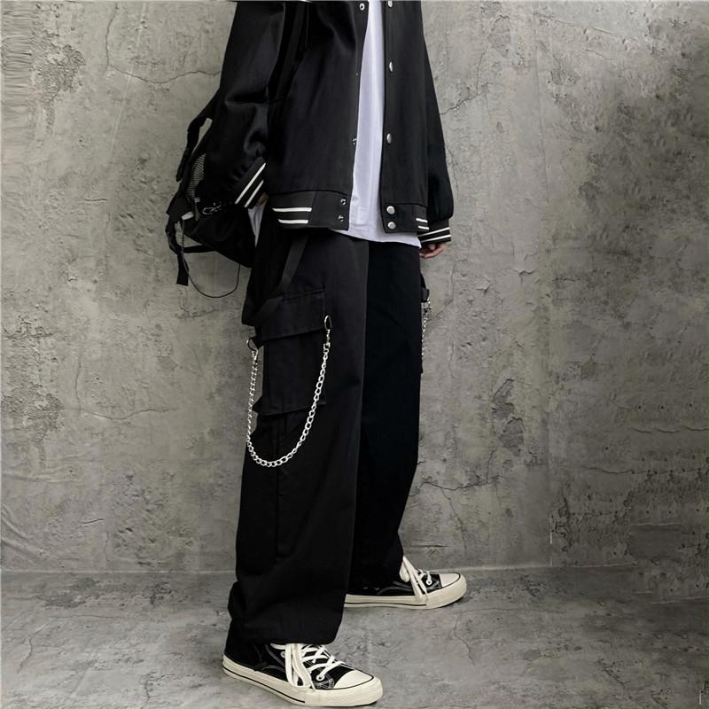 Korean Style High Street Cargo - Cargo Pant Wide ulasan dan harga