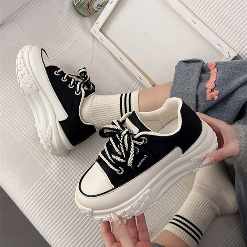 Spring Chunky White Sneakers f - Chunky Sneaker Platform ulasan dan harga