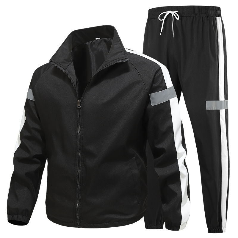 2Pcs Men Tracksuit Hoodie Tops - Running Pant Jogger ulasan dan harga