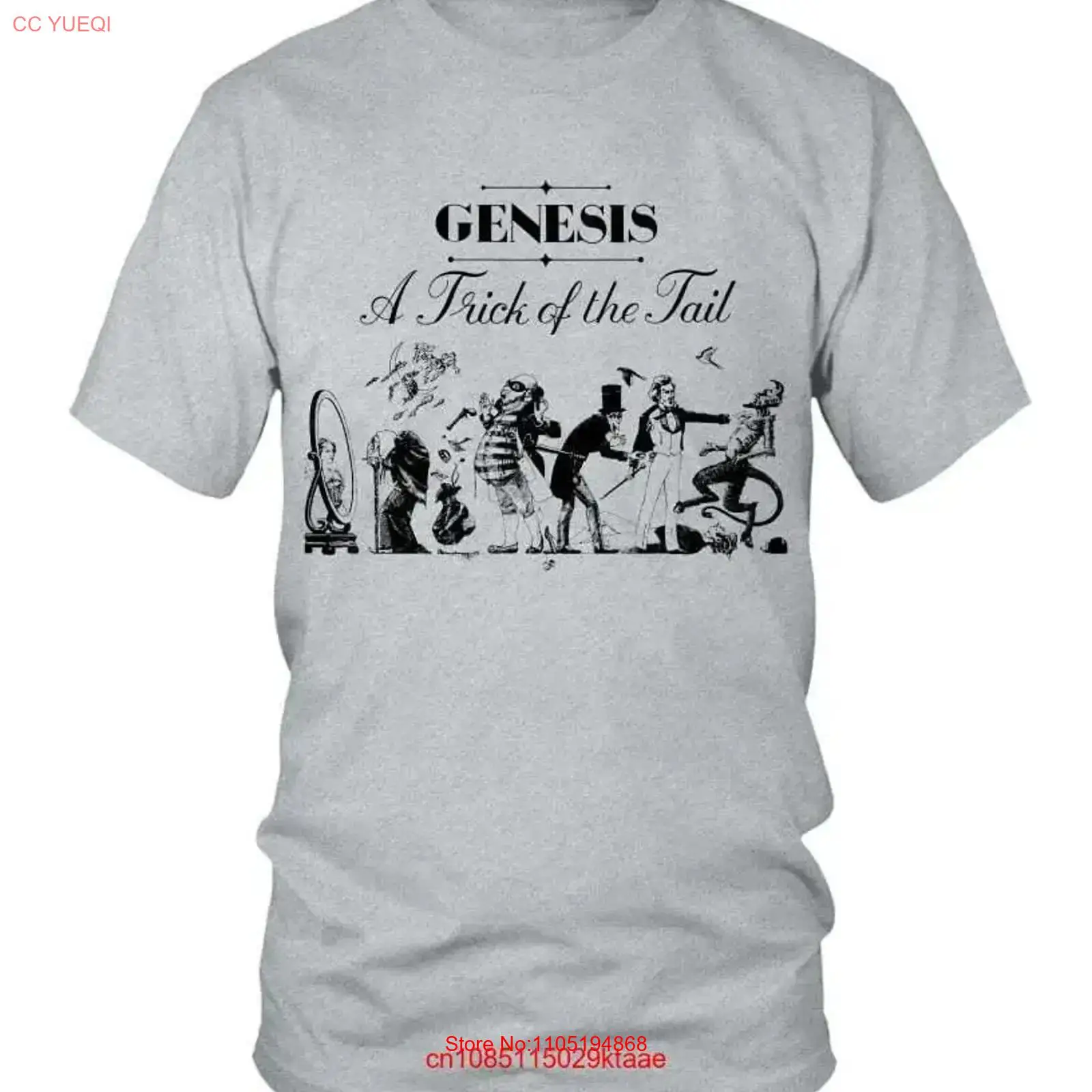 GENESIS BAND T SHIRT vintage W - Street Fashion Mood ulasan dan harga