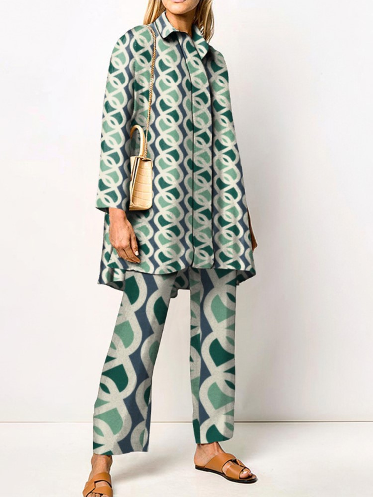 Autumn New Loose Vintage Print - Street Fashion China Girl ulasan dan harga