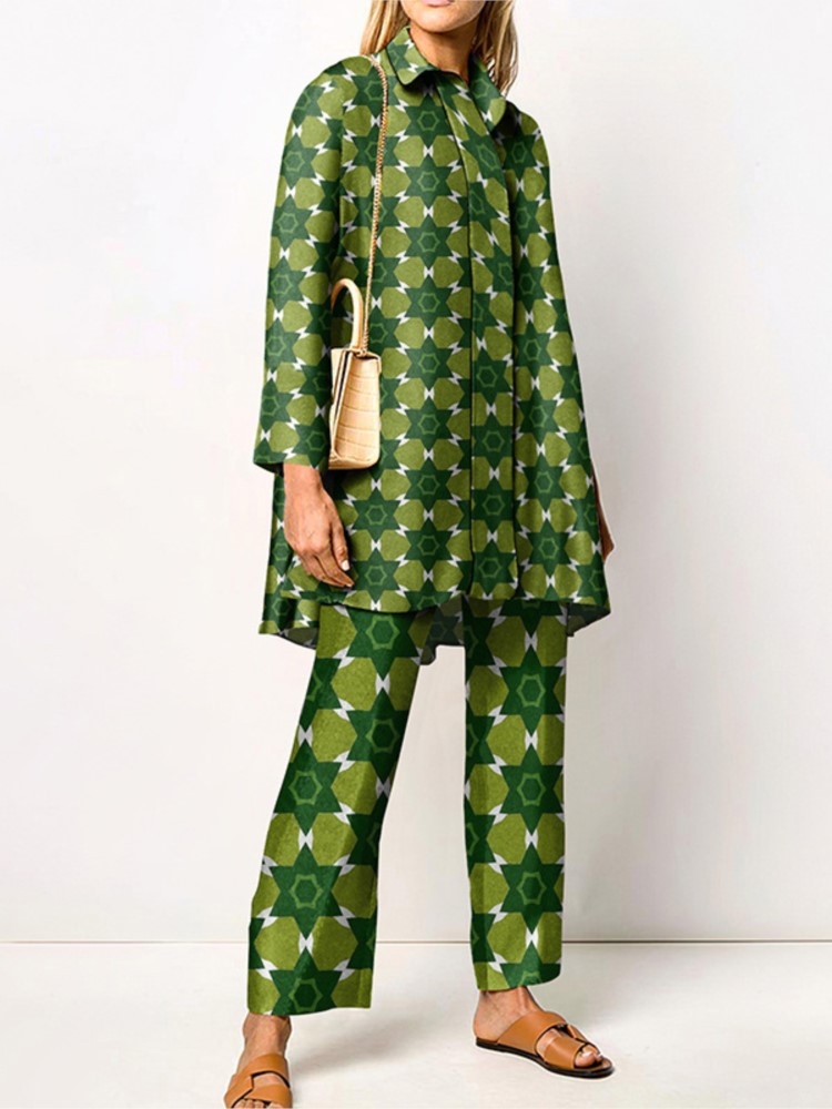 Autumn New Loose Vintage Print - Street Fashion China Girl ulasan dan harga