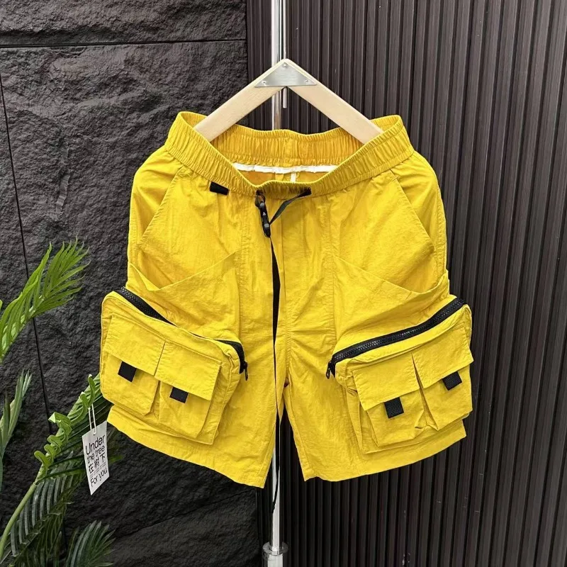 Solid Mens Cargo Shorts Loose  - Cargo Pant Wide ulasan dan harga