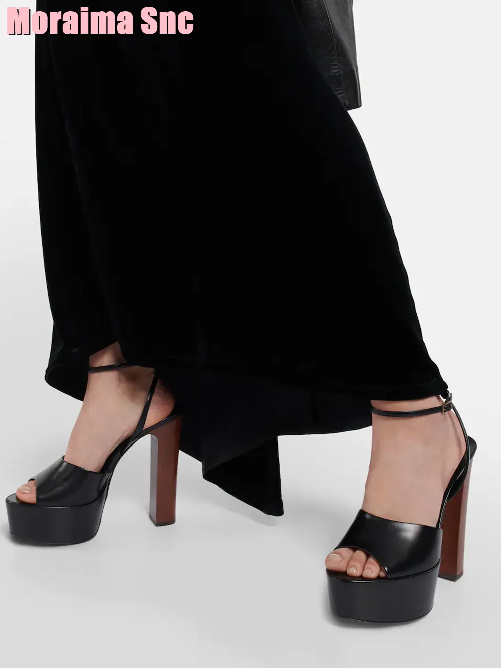 Peep Toe Platform Patent Leath - Chunky Sneaker Platform ulasan dan harga