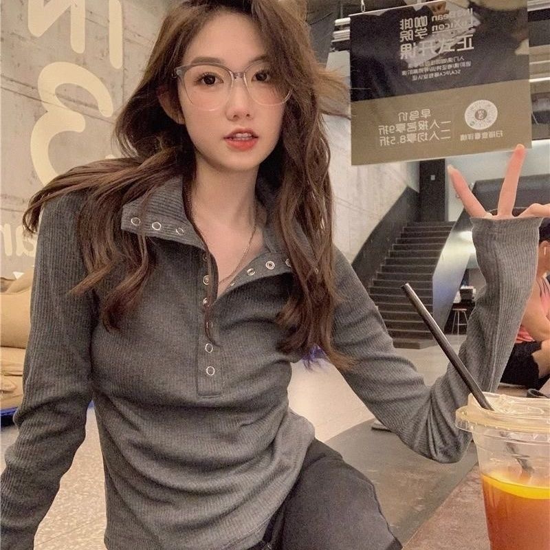 Women Fashion Slim Long Sleeve - Street Fashion China Girl ulasan dan harga