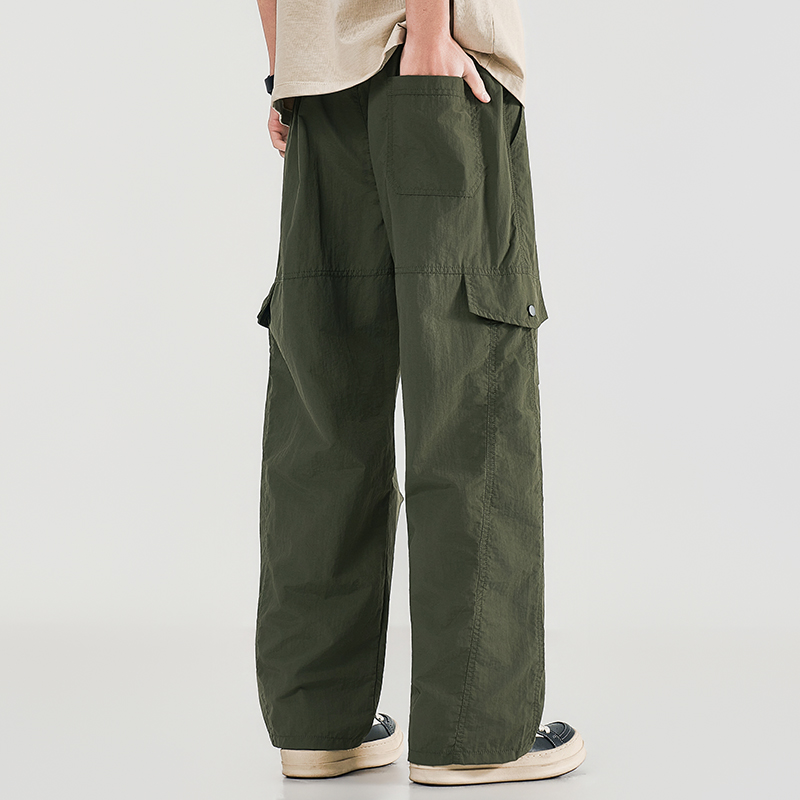 Summer Men's Workwear Wide Leg - Cargo Pant Wide ulasan dan harga