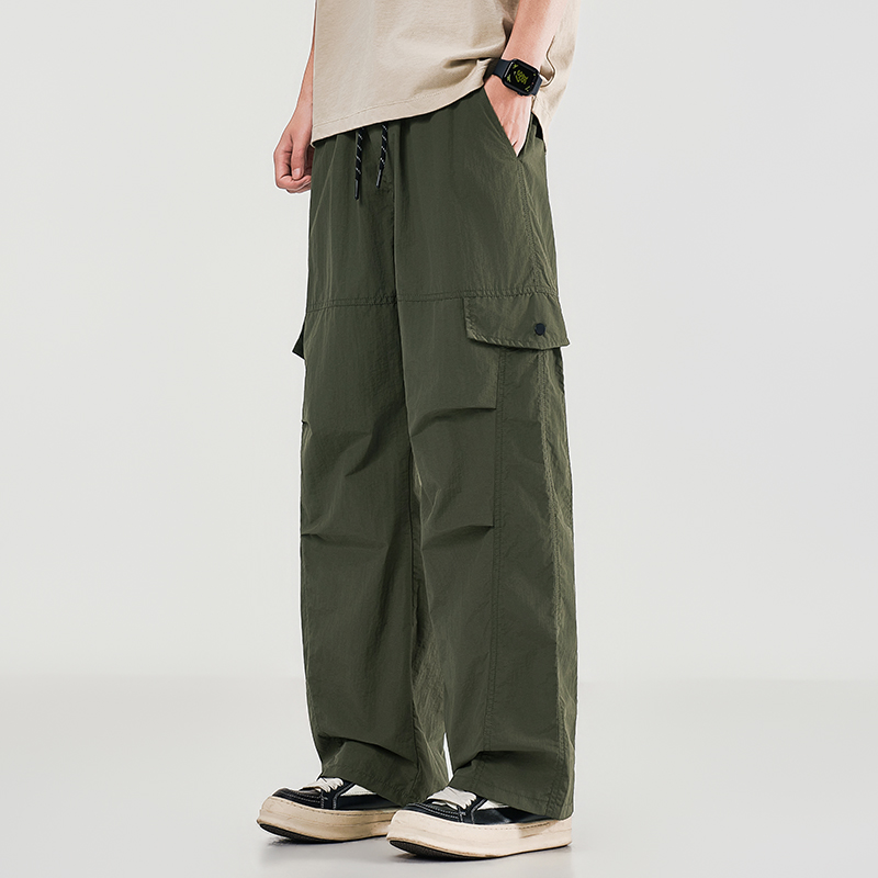 Summer Men's Workwear Wide Leg - Cargo Pant Wide ulasan dan harga