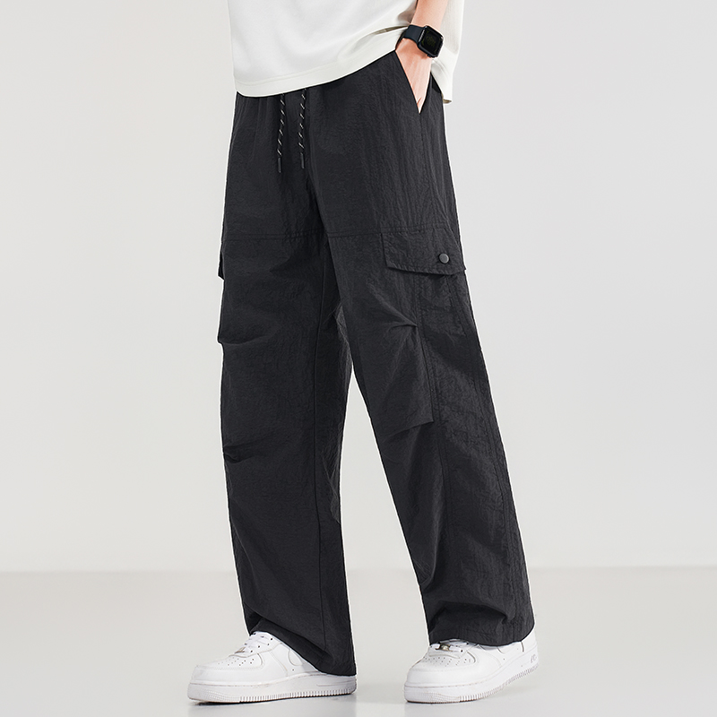 Summer Men's Workwear Wide Leg - Cargo Pant Wide ulasan dan harga