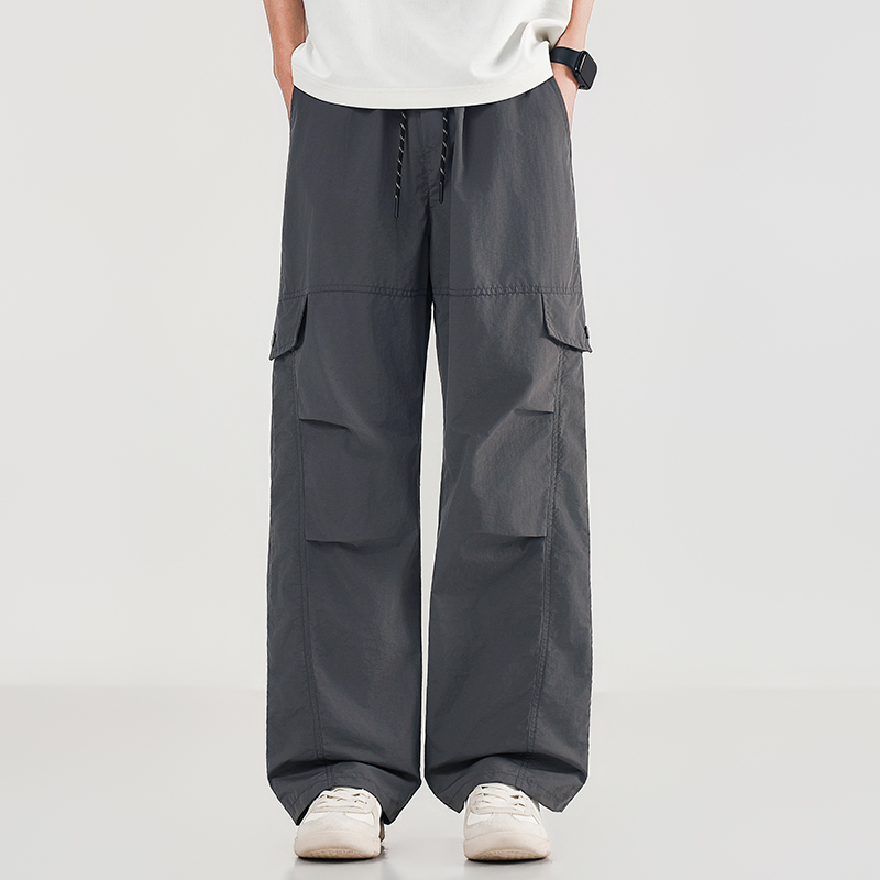 Summer Men's Workwear Wide Leg - Cargo Pant Wide ulasan dan harga