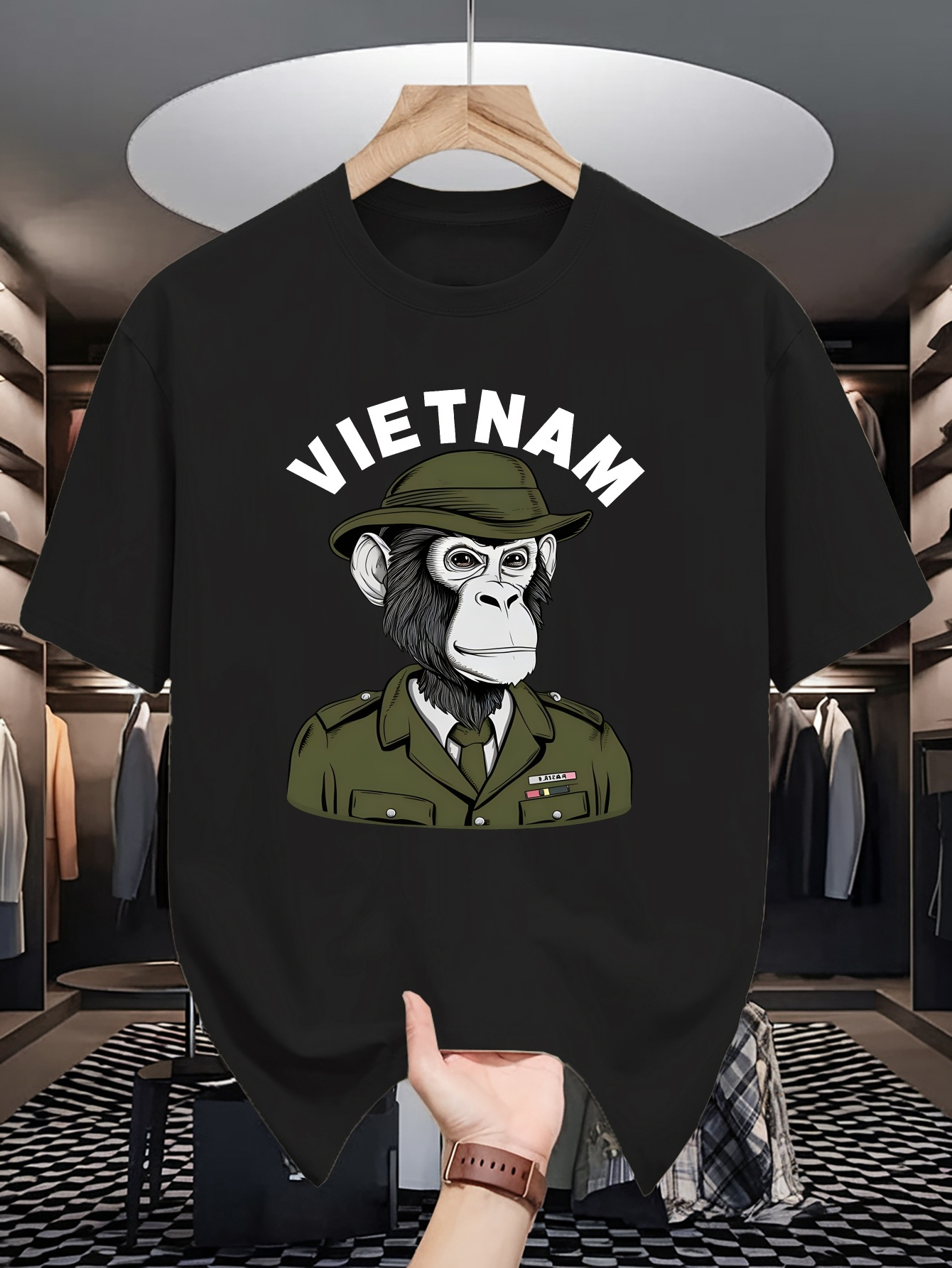 Men Cotton Tee Vietnam Militar - Street Fashion Vietnam ulasan dan harga