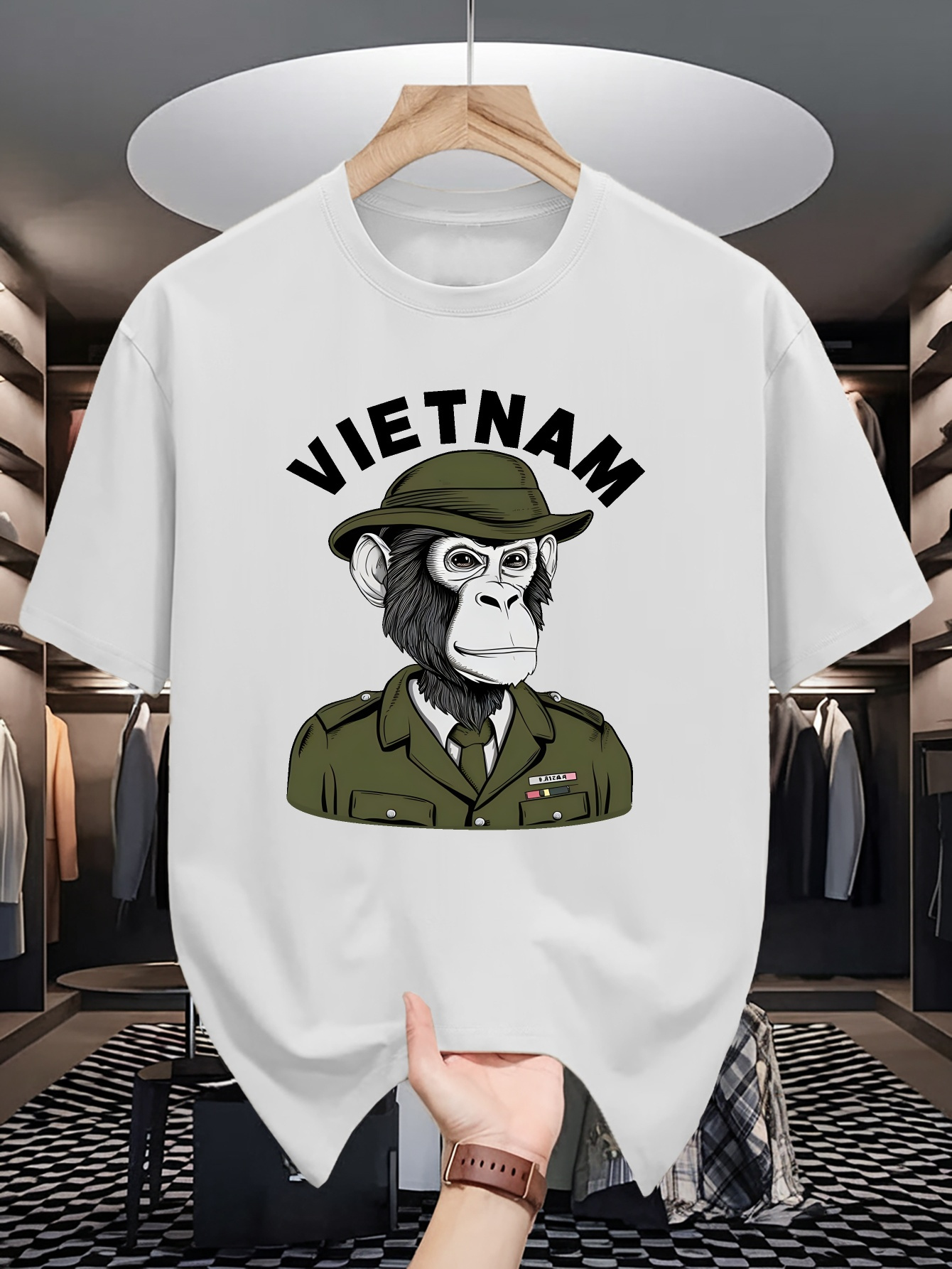 Men Cotton Tee Vietnam Militar - Street Fashion Vietnam ulasan dan harga