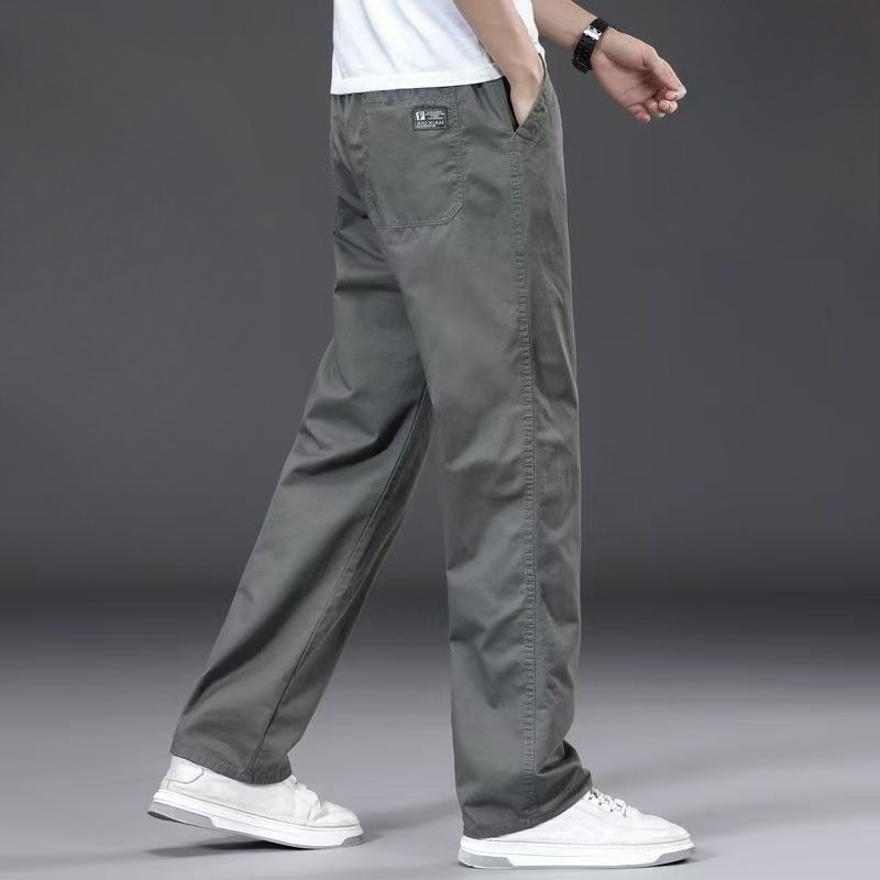 Mens 2026 Summer Thin Pure Cot - Cargo Pant Wide ulasan dan harga
