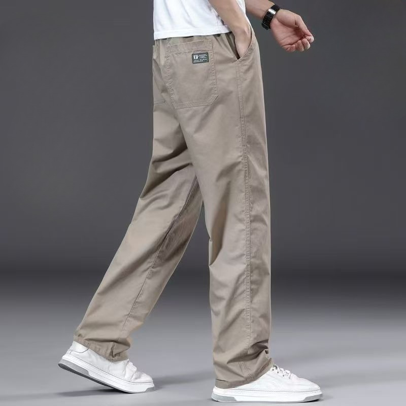Mens 2026 Summer Thin Pure Cot - Cargo Pant Wide ulasan dan harga