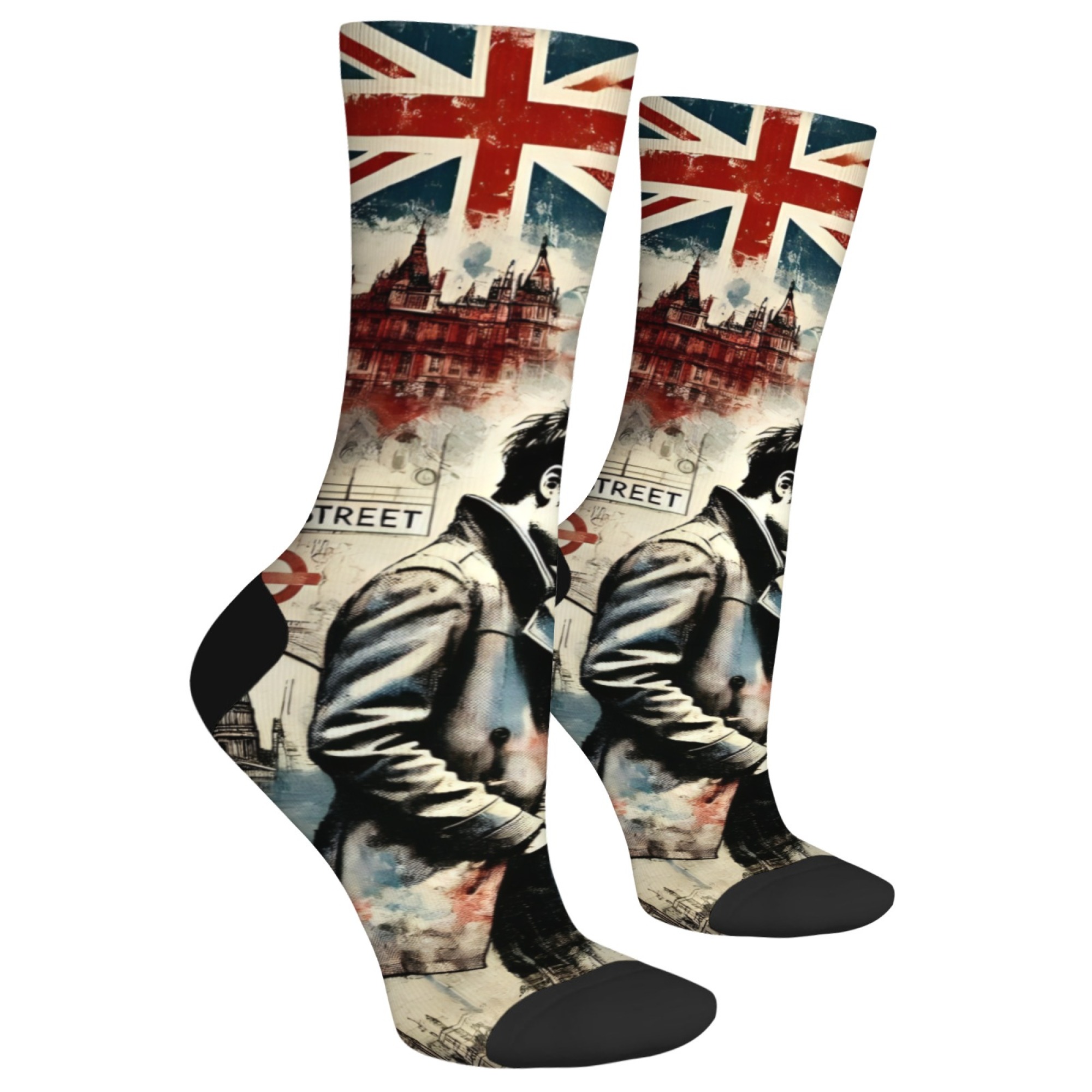 London Melancholic Boy Print M - Street Fashion In London ulasan dan harga