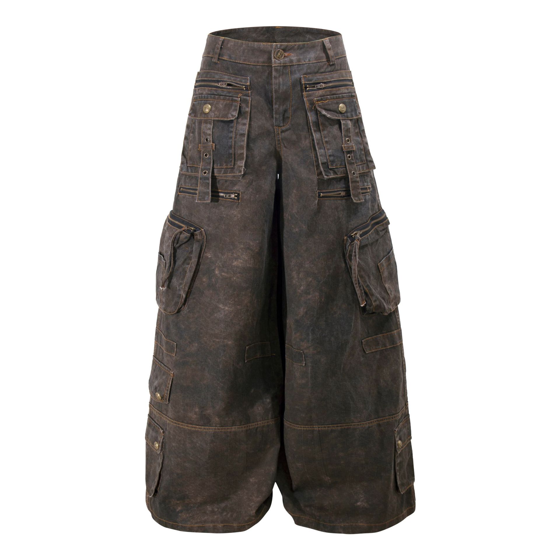 Grunge Techwear Wide Leg Cargo - Cargo Pant Wide ulasan dan harga