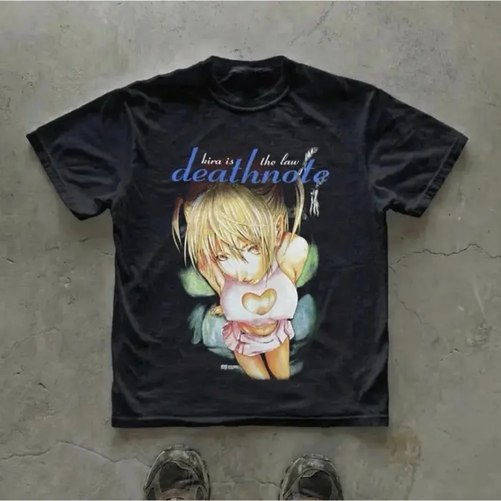 Misa Is The Law T-Shirt, Death - Street Fashion Mood ulasan dan harga