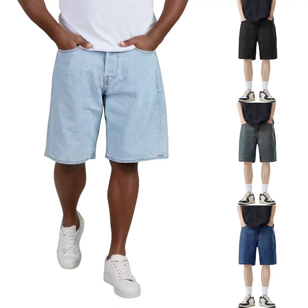 2026 New Korean Style Vintage  - Cargo Pant Wide ulasan dan harga
