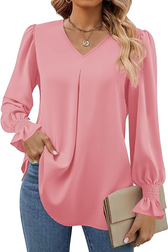 Women's Long Sleeve Shirt Spri - Street Fashion China Girl ulasan dan harga