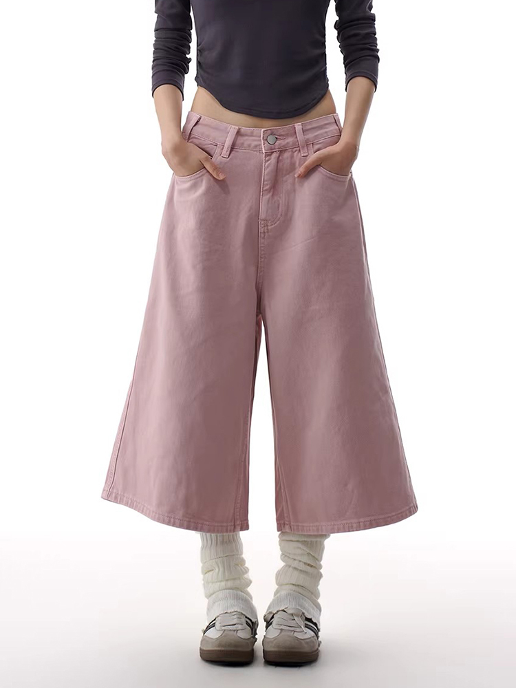 REDDACHiC Pink Cargo Jean Shor - Cargo Pant Wide ulasan dan harga