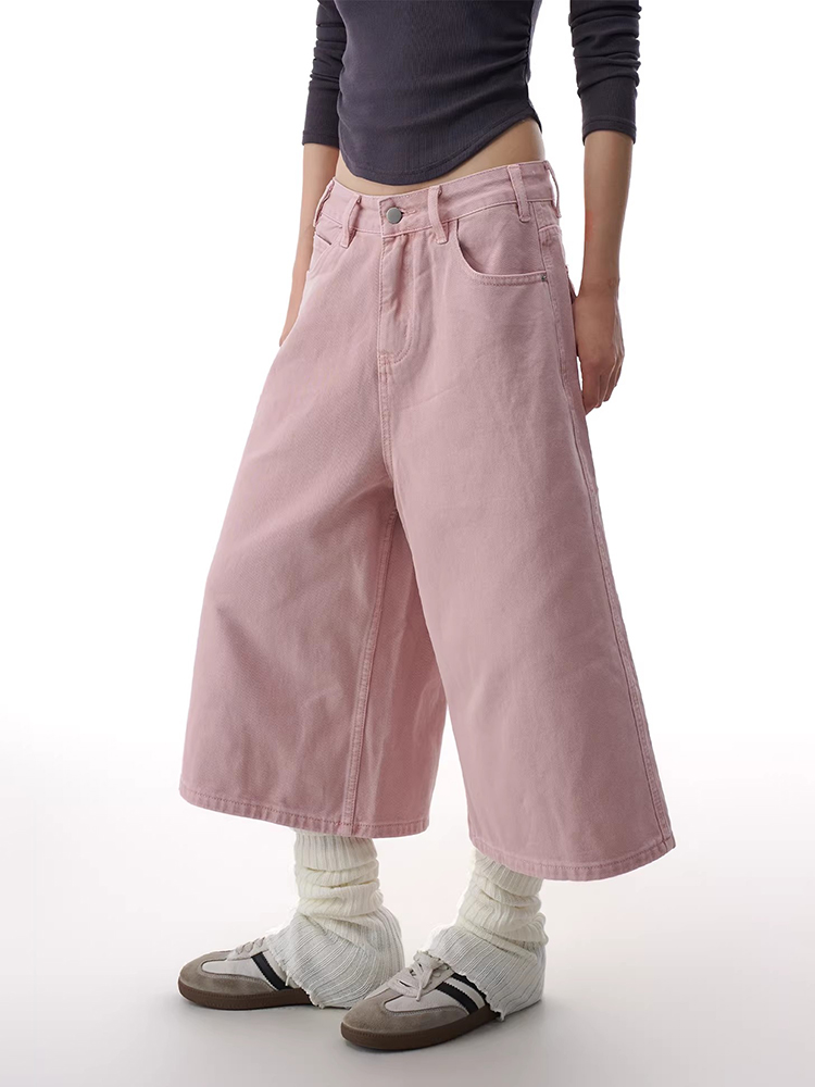 REDDACHiC Pink Cargo Jean Shor - Cargo Pant Wide ulasan dan harga