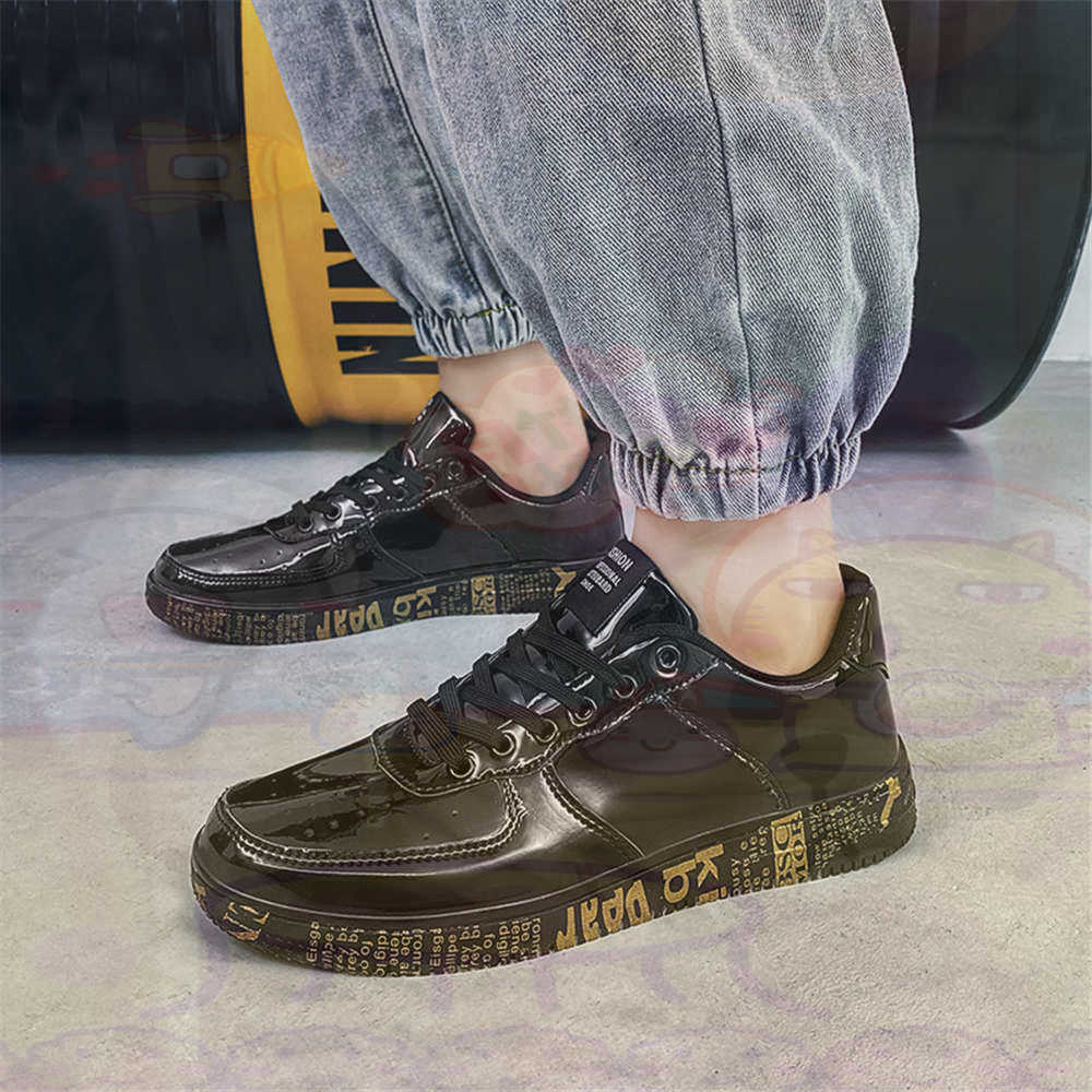 Round Foot Size 45 Sneakers Wh - Street Fashion Vietnam ulasan dan harga