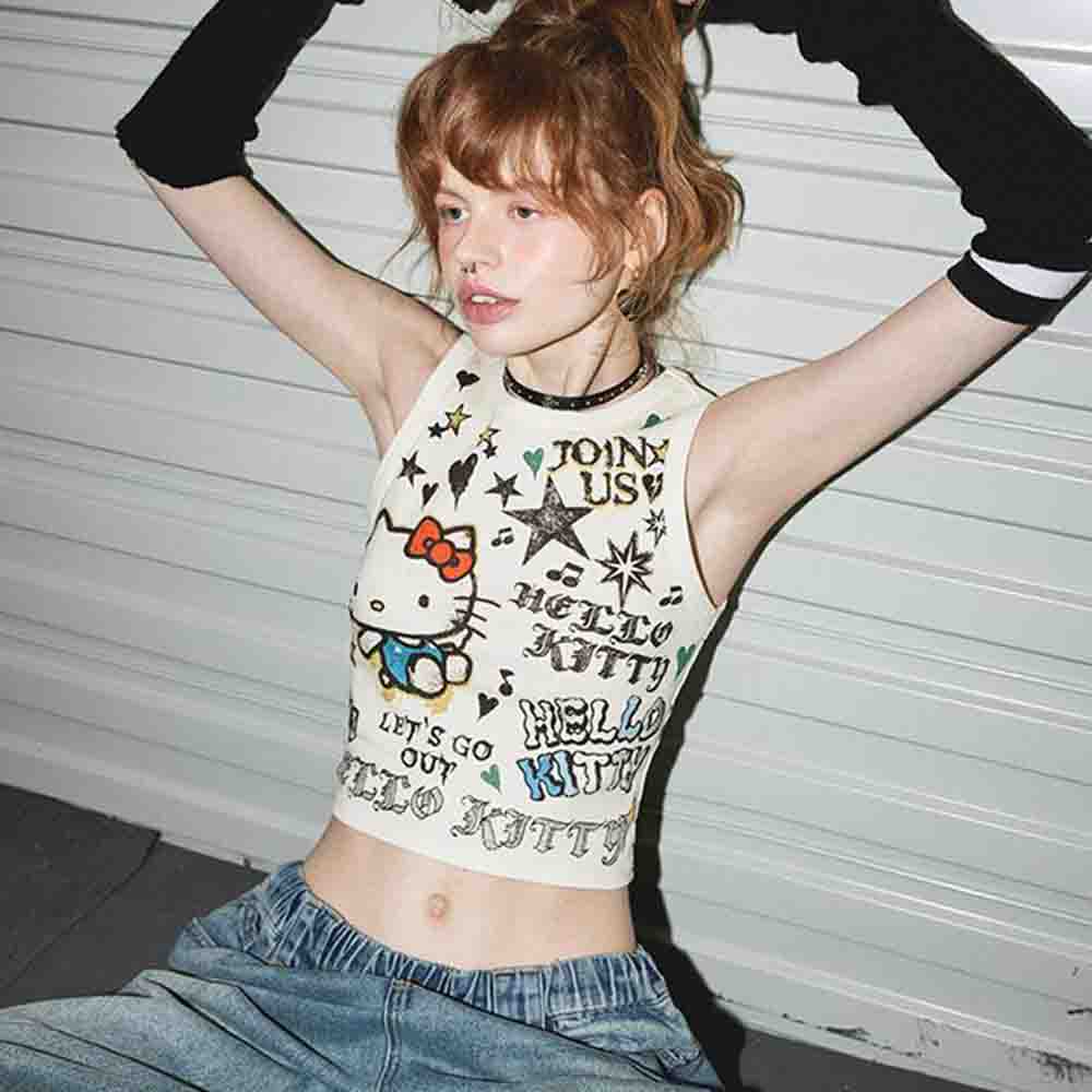 Sanrio Hello Kitties Women's C - Street Fashion China Girl ulasan dan harga