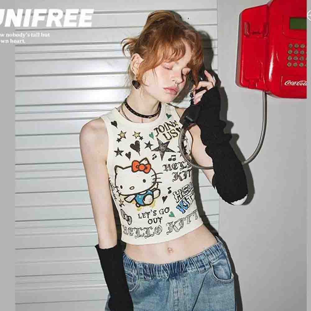 Sanrio Hello Kitties Women's C - Street Fashion China Girl ulasan dan harga