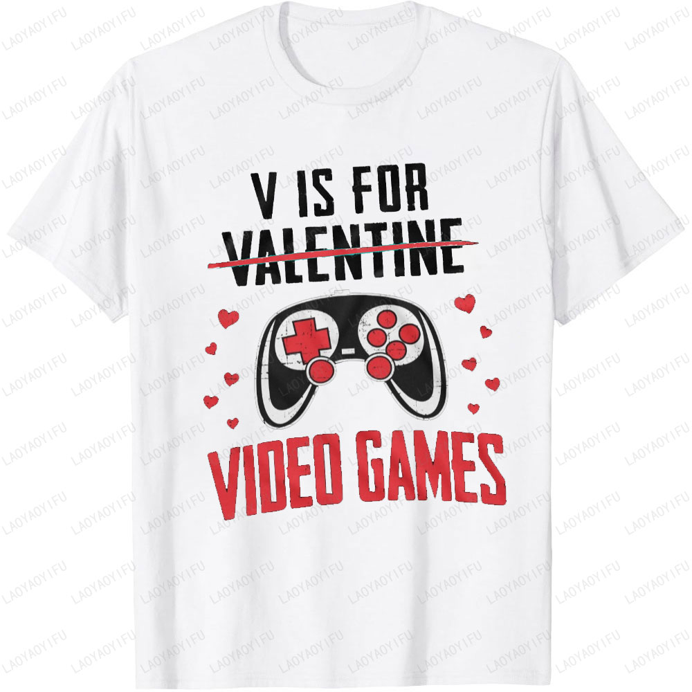 Funny Valentine's Day Printed  - Street Fashion Videos ulasan dan harga