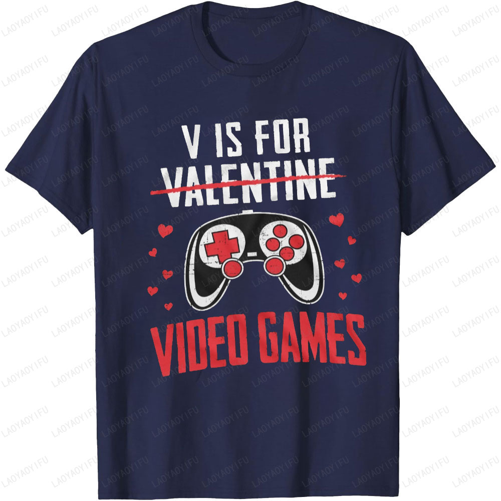 Funny Valentine's Day Printed  - Street Fashion Videos ulasan dan harga