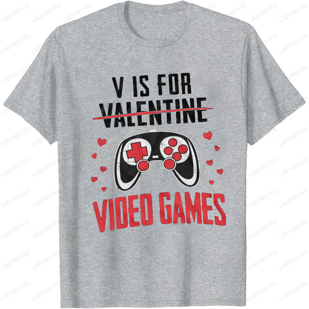 Funny Valentine's Day Printed  - Street Fashion Videos ulasan dan harga